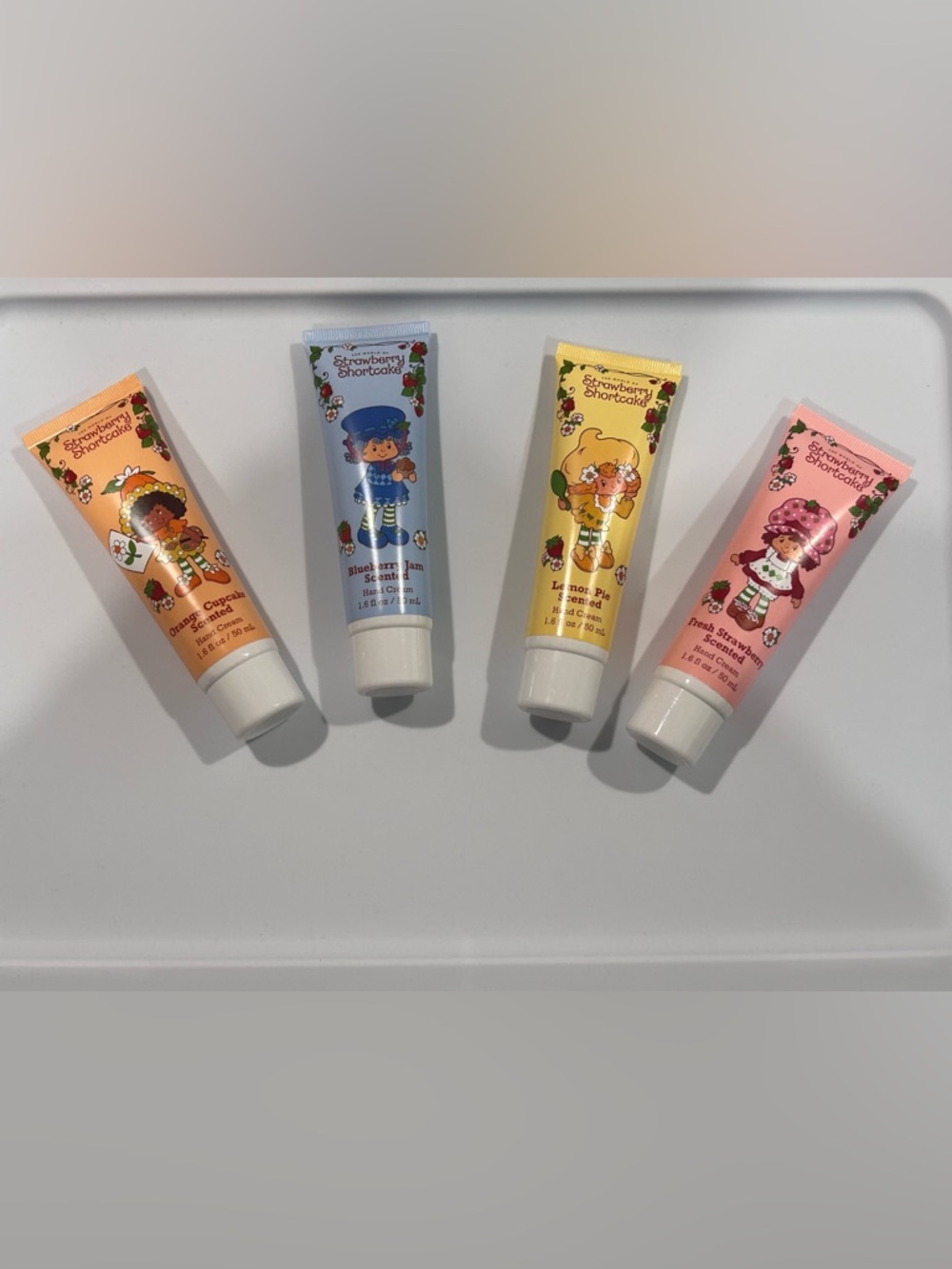 Strawberry Shortcake Hand Cream Set 4 Pack Scented Travel Size